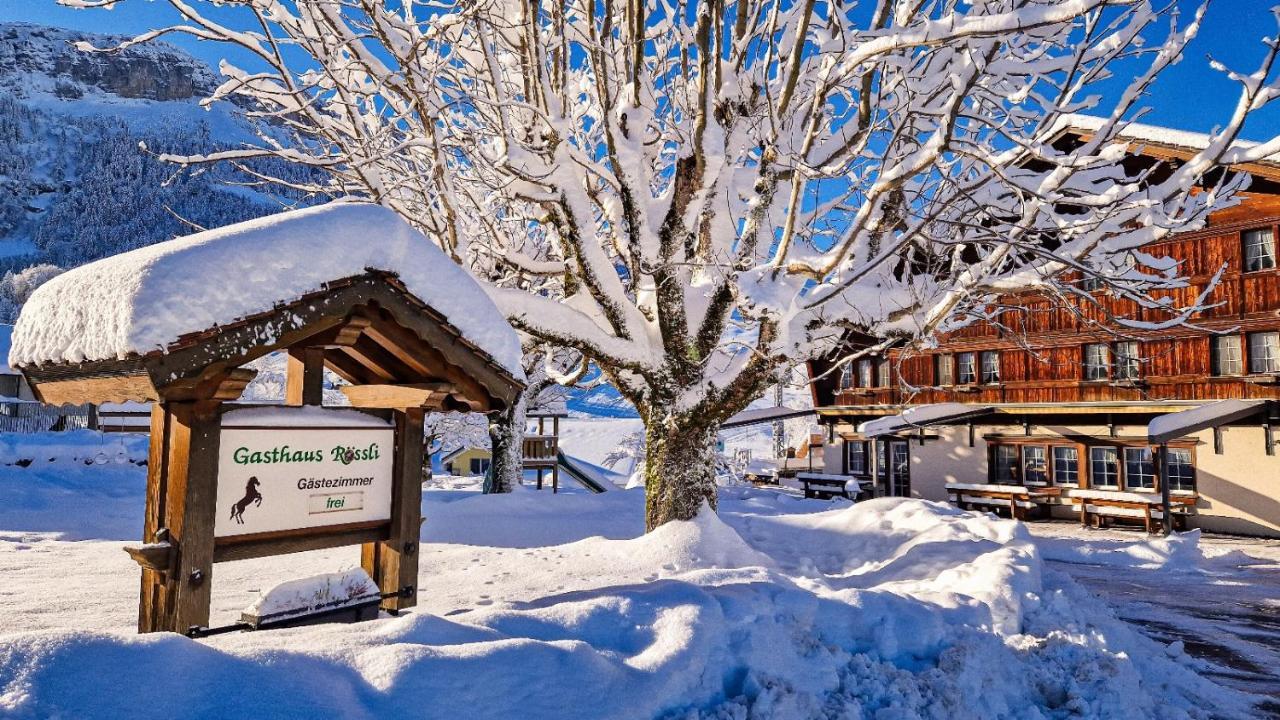 Gasthaus Roessli Brülisau Exteriör bild